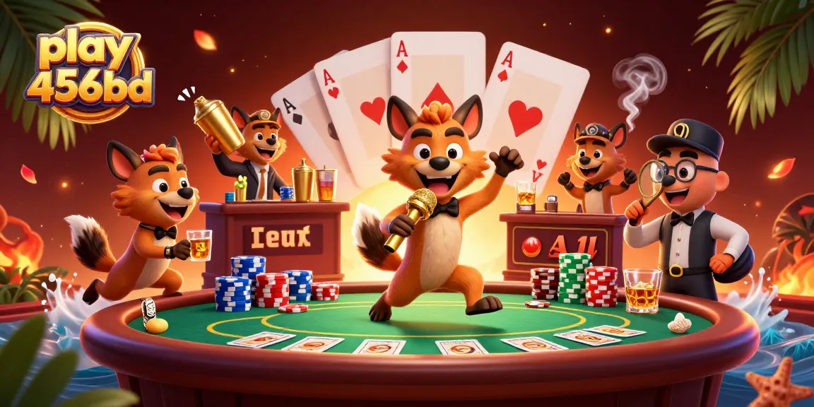 Experience the vibrant comedy casino scene at play456bd, featuring hyenas in action.