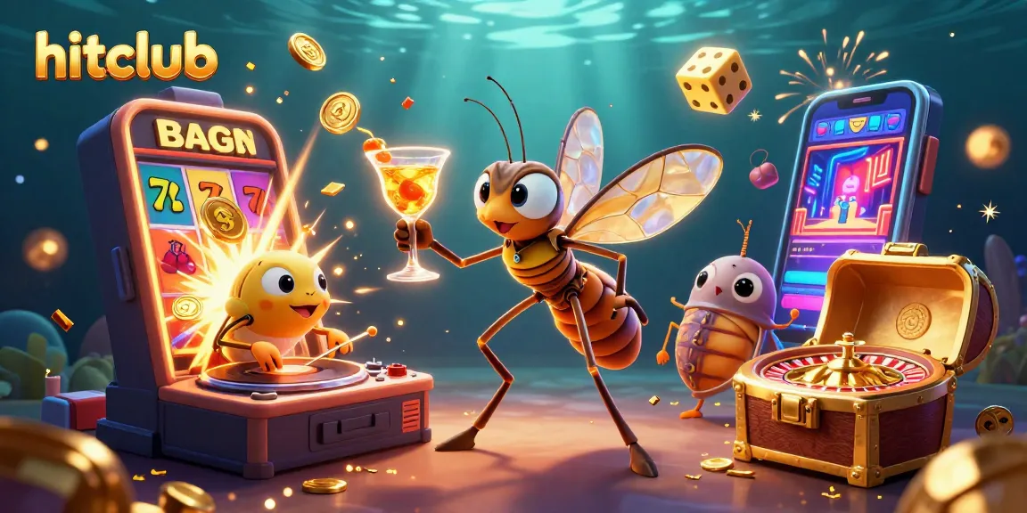 Experience hitclub’s vibrant casino scene with animated characters and dynamic game elements.