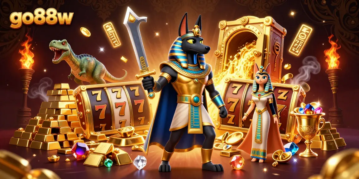 Experience thrilling jackpots and exciting gameplay with go88w's vibrant slot scene featuring ancient Egyptian myths.