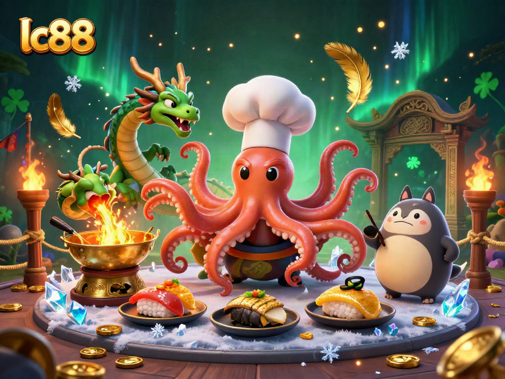 Engage in exciting gambling adventures featuring lc88, with vibrant characters and dynamic casino elements.